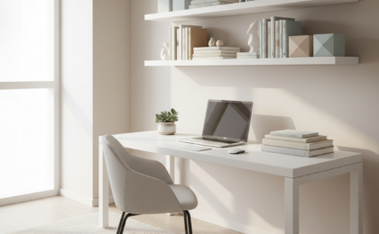 minimal workspace storage ideas
