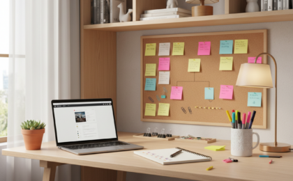 small workspace organization habits