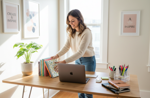 The Organization Routine That Helped My Small Workspace Feel More Comfortable Over Time